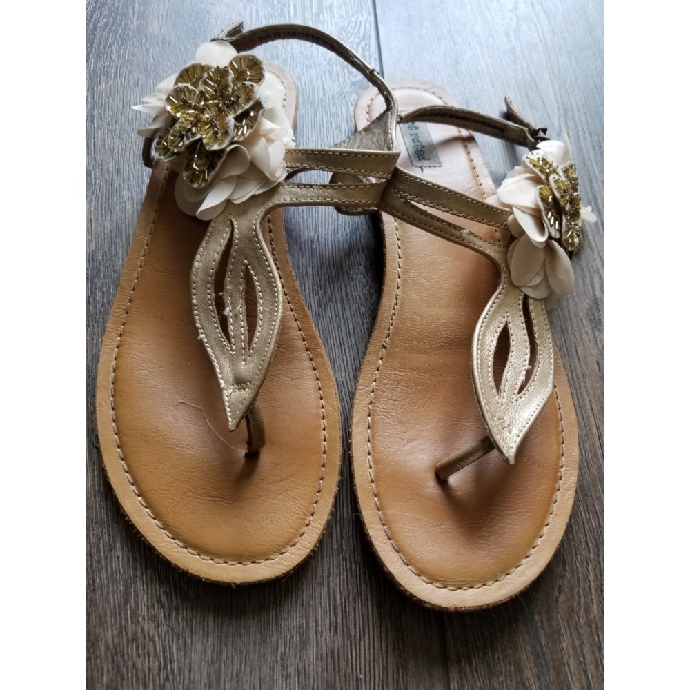 Floral strappy sandals